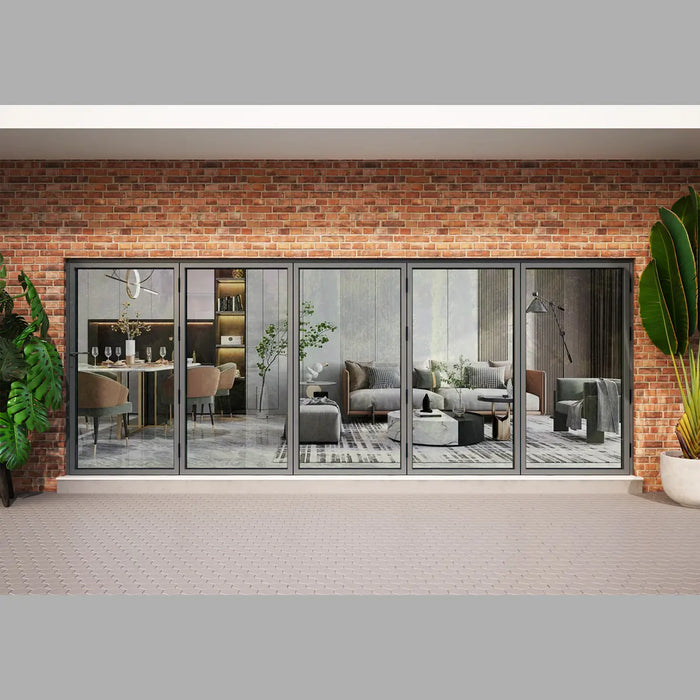 4.8m x 2.1m Aluminium Bifold Door (5 Panel)